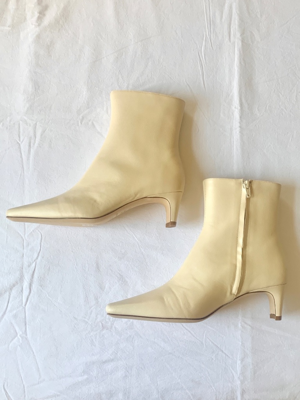 Staud Wally Ankle Boots Cream IT38.5